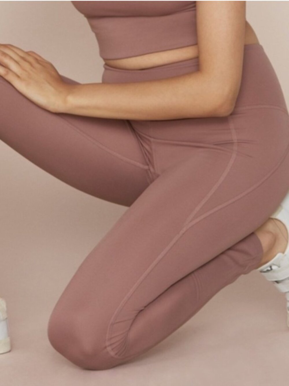 Girlfriend Collective High Waist Leggings  ROSE QUARTZ, Size Small